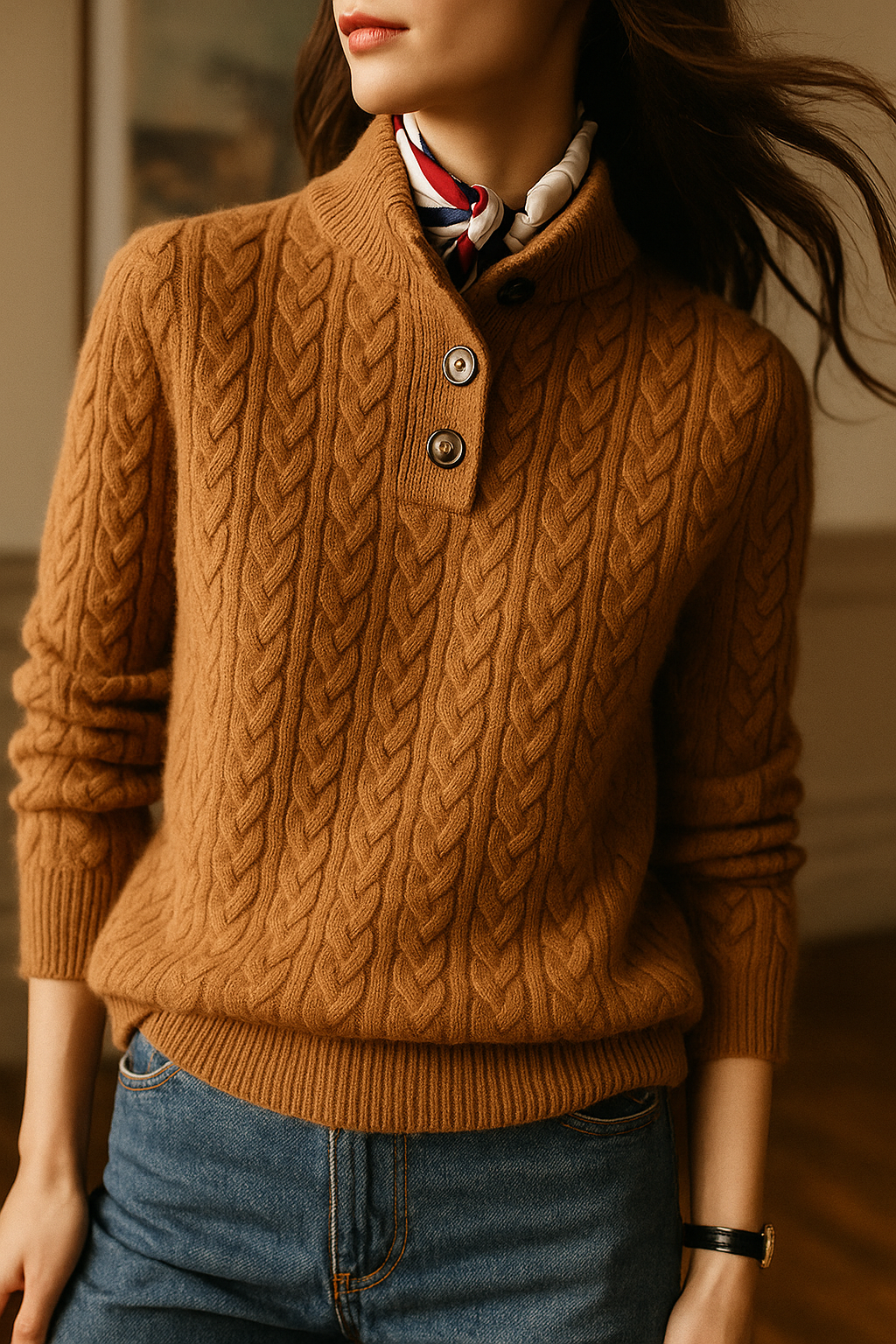 Arden Button-Up Sweater