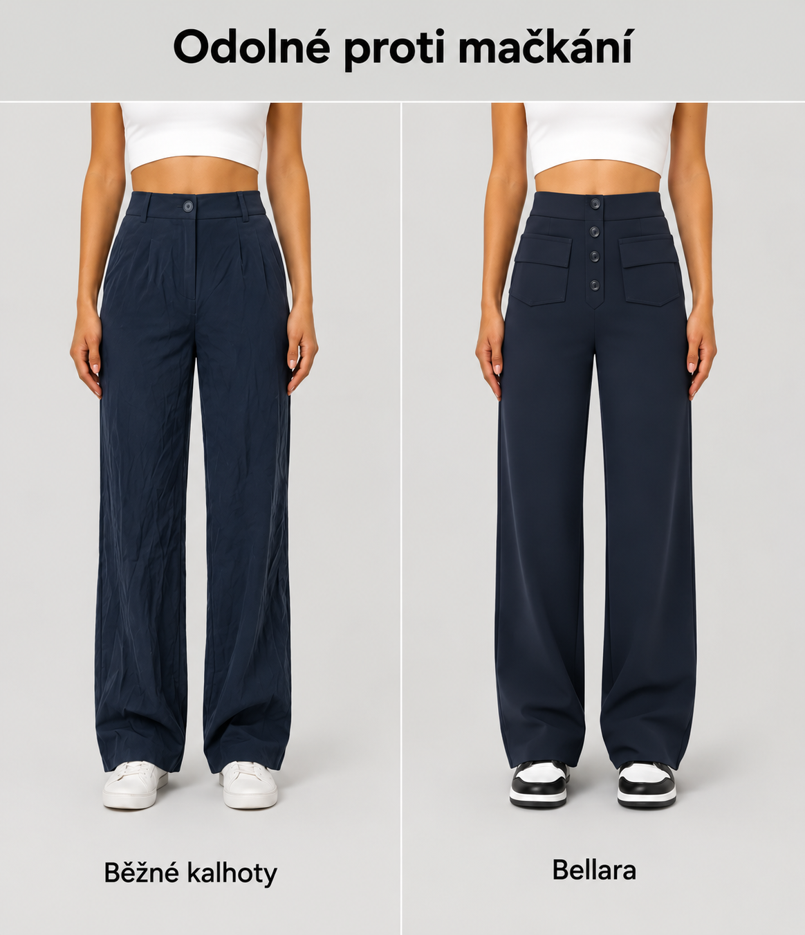 Bellara Flex™ | Elastické kalhoty s vysokým pasem a kapsami