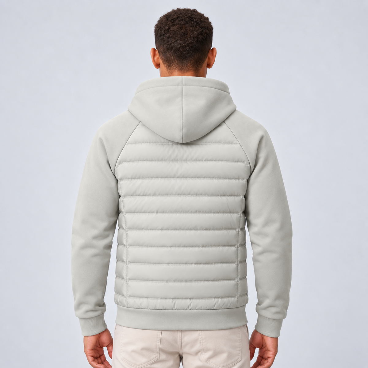 Men's Hooded Quilted Puffer Jacket