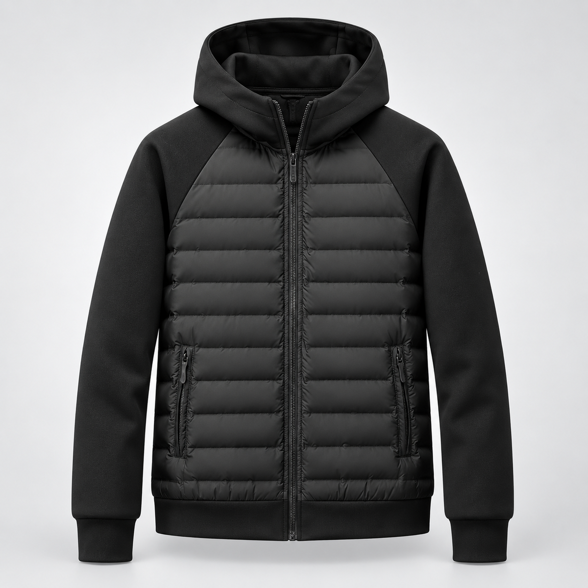 Men's Hooded Quilted Puffer Jacket