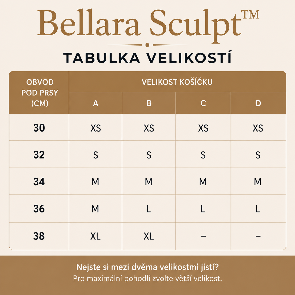 Bellara Sculpt™ | Neviditelná podprsenka bez ramínek