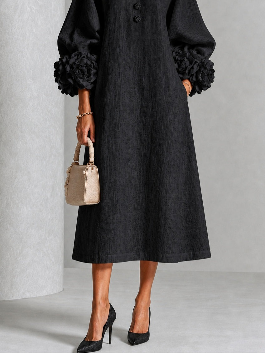 The Clarice Petal Midi Dress